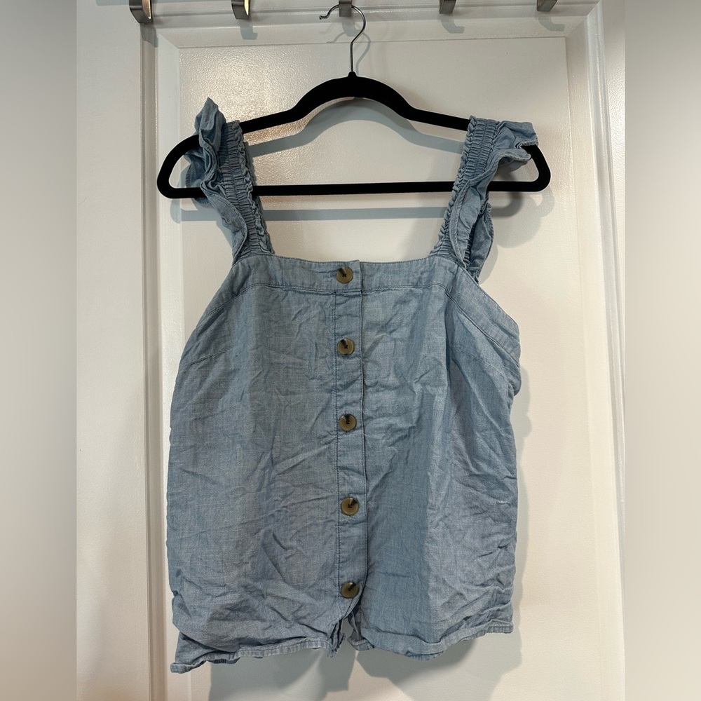 J. Crew Factory - Chambray Blouse - Size Small